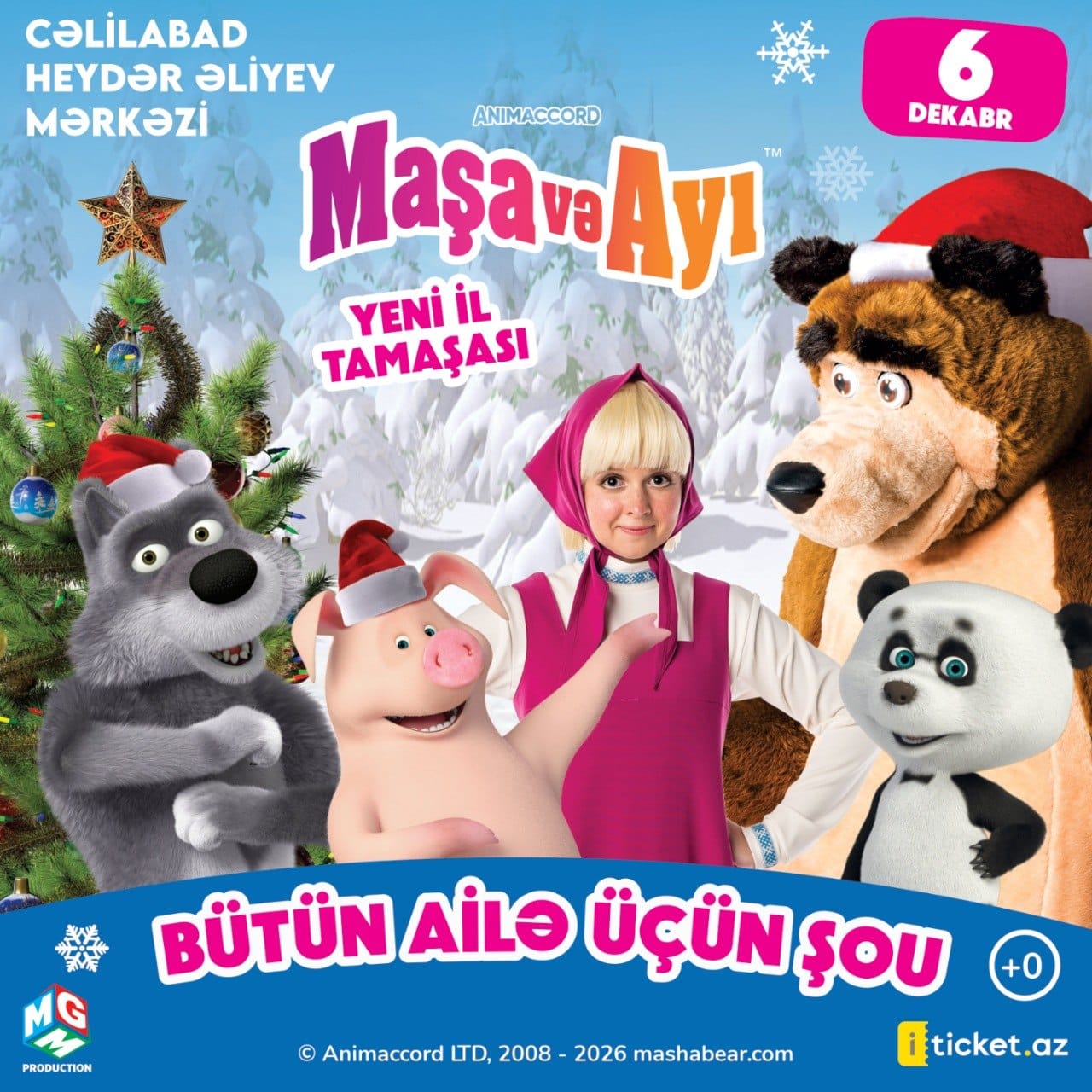Maşa və Ayı "Yeni İl Tamaşası" - Cəlilabad